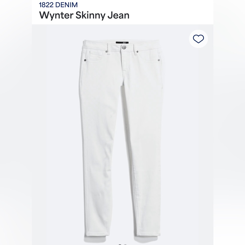 1822 Denim Women's Wynter Skinny Jeans in White